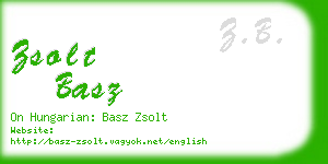 zsolt basz business card